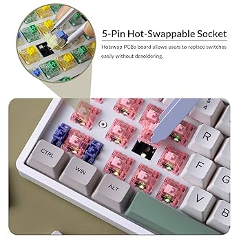 Amazon | Akko 5087S QMK TKL 有線メカニカルゲーミング